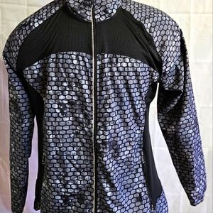 Champion Grey and Black Windbreaker Size XXL